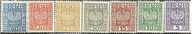 Poland 1932-33 Scott 268-274 Arms Block Of 4 MNH - Unused Stamps