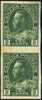 Canada 1911 King 2c Pairs Impref  No Gum - Unused Stamps