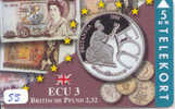 Denmark ECU ENGLAND GREAT BRITAIN ANGLETERRE POUND (55) PIECES ET MONNAIES MONNAIE COINS MONEY PRIVE 1.500 EX - Francobolli & Monete