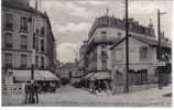 Carte Postale Ancienne Nanterre - La Rue Du Chemin De Fer Au Passage à Niveau - Gare - Nanterre