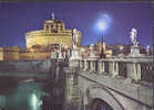 A2295 Roma - Castel S. Angelo - Notturno  / Non  Viaggiata - Castel Sant'Angelo