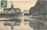 BAR - SUR - AUBE ..-- 10 . AUBE ..-- Eglise St-Maclou Et Ecole . 1910 Vers REIMS . Voir Verso . - Bar-sur-Aube