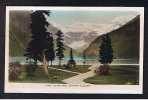 RB 550 - Real Photo Postcard -  Lake Louise & Victoria Glacier Alberta Canada - Lake Louise