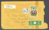 Canada 1st Class Label OTTAWA 1976 Cover Lettre INDIANAPOLIS United States Olympic Games QEII - Storia Postale