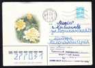 RUSSIA Entier Postaux,postal Stationery   Cover With Roses 1988 Mailed. - Rozen