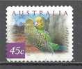 1 W Valeur Oblitérée,used - AUSTRALIE - BUDGERIGAR - N° 1220-4 - Perroquets & Tropicaux