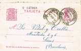 Entero Postal GRANOLLERS (Barcelona) 1934.  Republica - 1931-....