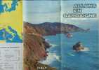 Allons En Sardaigne -Dépliant Touristique En Couleur , De 8 Pages  En Français Avec Cartes Et Plans De Villes - Europe