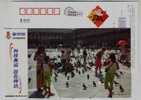 Italian Pigeon Plaza,China 2008 China Mobile World Scenery Series Advertising Pre-stamped Card - Palomas, Tórtolas
