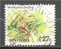 1 W Valeur Oblitérée,used - AUSTRALIE - BLUE MOUNTAINS TREE FROG - N° 1220-38 - Frösche