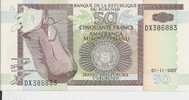 - AFRIQUE - BANQUE DU BURUNDI - 50  - CINQUANTE FRANCS - 2007 - - Burundi