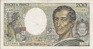 - BILLET - FRANCE - 200 F - MONTESQUIEU - 757895 - 1983 - - 200 F 1981-1994 ''Montesquieu''