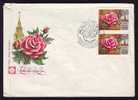 RUSSIA  FDC  Cover With Roses 1978. - Rozen