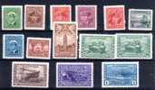 Canada 1943-48, Propagande Pour L’effort De Guerre, SG 375/388 *, Cote 130 £ - Unused Stamps