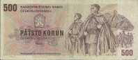 -  BILLETS - TCHECOSLOVAQUIE - 500 - 1973 - PATDESLAT KORUN - - Tschechoslowakei