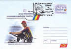 Romania 2005 Anniversary Elisabeta Lipa Stationery Cover Canoë  Rowing PMK Arad 2006 Rare RRR!!. - Canoë