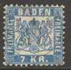 Germany Baden  1868 7 Kr.Obliteries/used See Scan - Usados