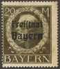 Germany  Bayern Bavaria 1919 20M  MH* See Scan - Neufs