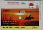 Windmill,airplane,China 2009 Worldwide Express Mail Service Advertising Postal Stationery Card - Molens