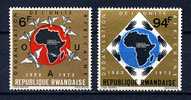 (cl 23 B) Rwanda **  N° 535/536 - 10e Ann. De L´O.U.A. - Unused Stamps