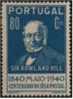 Portugal 1940 Sir Rowland Hill  1º Cent Selo Postal MH - Rowland Hill