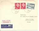 N° Y&t   2081+2046   LETTRE    HALKAPINAR Vers  PARIS     13 JUIN1975 - Covers & Documents