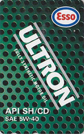 Télécarte JAPON / 110-011 ** ONE PUNCH ** - Publicité Pétrole Essence ESSO Ultron - OIL JAPAN Phonecard - 27 - Erdöl