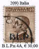 Italia-A.00209 - BM Für Werbepost (BLP)