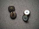 1 Paire De Boutons De Manchette Ancienne- - Boutons De Col /de Manchettes