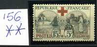 156** Sans  Charnière     Croix Rouge .        Cote 300 E - Unused Stamps
