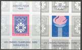 Yugoslavia/Jugoslavija 1984 Winter Olympic Games Sarajevo 3 Blocks MNH - Inverno1984: Sarajevo