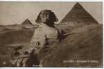 Egypte - Cairo - Pyramide Et Sphinx - Sfinge