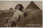 Egypte - Cairo - Pyramide Et Sphinx - Sphynx