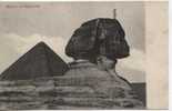 Egypte - Sphinx Et Pyramide - Sphinx