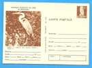 ROMANIA Postal Stationery Postcard 1977  Bird Stirce Gray. Ardea Cinerea - Cigognes & échassiers