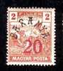 HUNGARY,BARANYA MINT ** OVERPRINT RED 20 / 2 FILLER .MNH. - Baranya