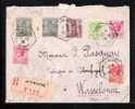 ARMOIRIES  MILLESIME 5 SUR LETTRE PRINCIPAUTE DE MONACO.1926 LA CONDAMINE - Postmarks