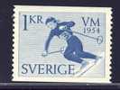 Schweden / Swede1954 : Mi.nr 389A *** - SkiWM/ Skiing - Nuevos