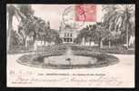 CONVOYEUR NICE A VENTIMILLE 1904 SUR CARTE  MONACO CASINO JARDIN POUR BEZIERS HERAULT - Postmarks