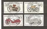 GERMANY 1983 - MOTOCYCLES - CPL. SET - USED OBLITERE GESTEMPELT - Motos