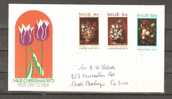 NIUE 1973 - CHRISTMAS - FLOWERS - CPL. SET ON FDC - Niue