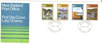 NEW ZEALAND 1972 - LAKE SCENES - CPL. SET - FDC - FDC