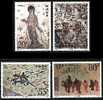 China 1992-11 Dunhuang Mural Stamps Buddha Dragon Dance Music Relic Archeology - Religione