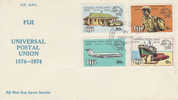 Fiji-1974 UPU Centenary   FDC - Fidji (1970-...)