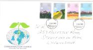 UNITED KINGDOM 1983 - COMMONWEALTH DAY - CPL. SET - FDC USED - 1981-1990 Em. Décimales