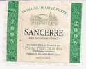 Etiquette De VIN  2005 " SANCERRE" Domaine De Saint Pierre . 375 Mml .  Verdigny En Sancerre - Weisswein