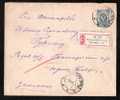 LETTRE  RECOMMANDE 1910 RUSSIE RUSSIA URSS R 3 No. 716 - Lettres & Documents