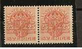 Sweden1911:Official Pair Michel25 Mh* - Service