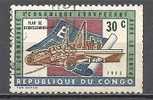 1 W Valeur Used,oblitérée - CONGO * 1963 - Y.T. N° 508  - N° 1004-2 - Andere & Zonder Classificatie