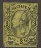 Saxony/ Sachsen 1855/56 3 NGr. Obliterie/ Used See Scan ! - Saxe